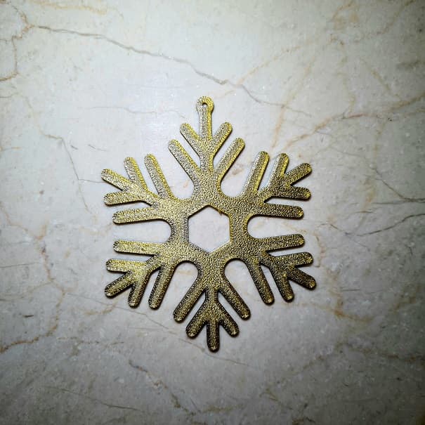 snowflake 3d model