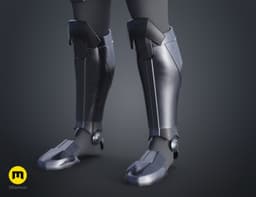 N7 Female Shepard Armor - Mass Effect 3d model