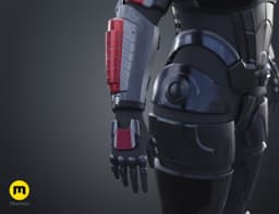 N7 Female Shepard Armor - Mass Effect 3d model