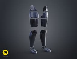 N7 Female Shepard Armor - Mass Effect 3d model