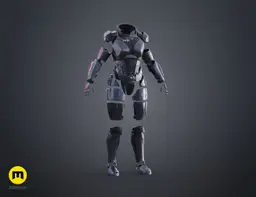 N7 Female Shepard Armor - Mass Effect 3d model
