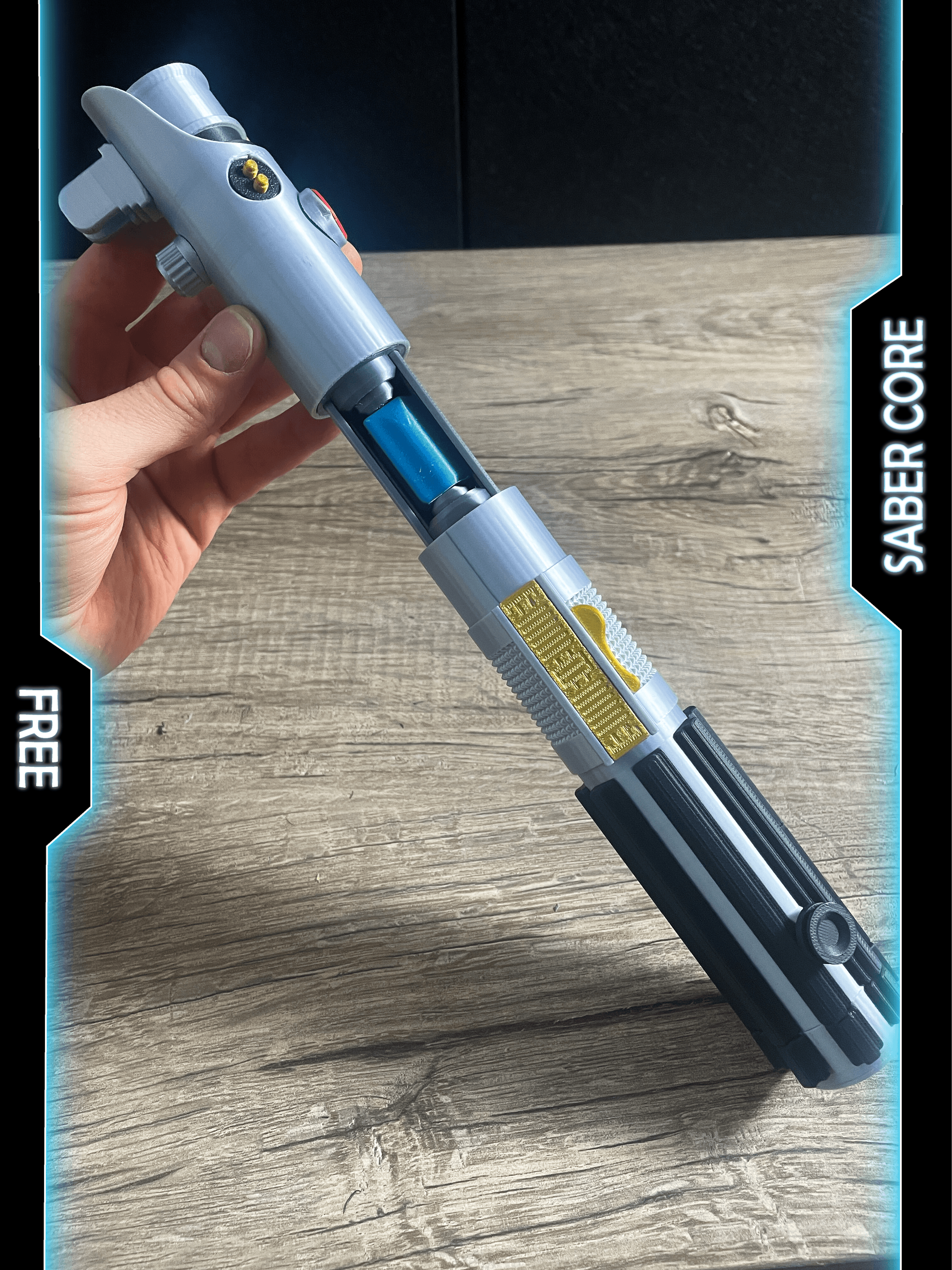 Kyber Crystal Core - Modular Saber Builder 3d model