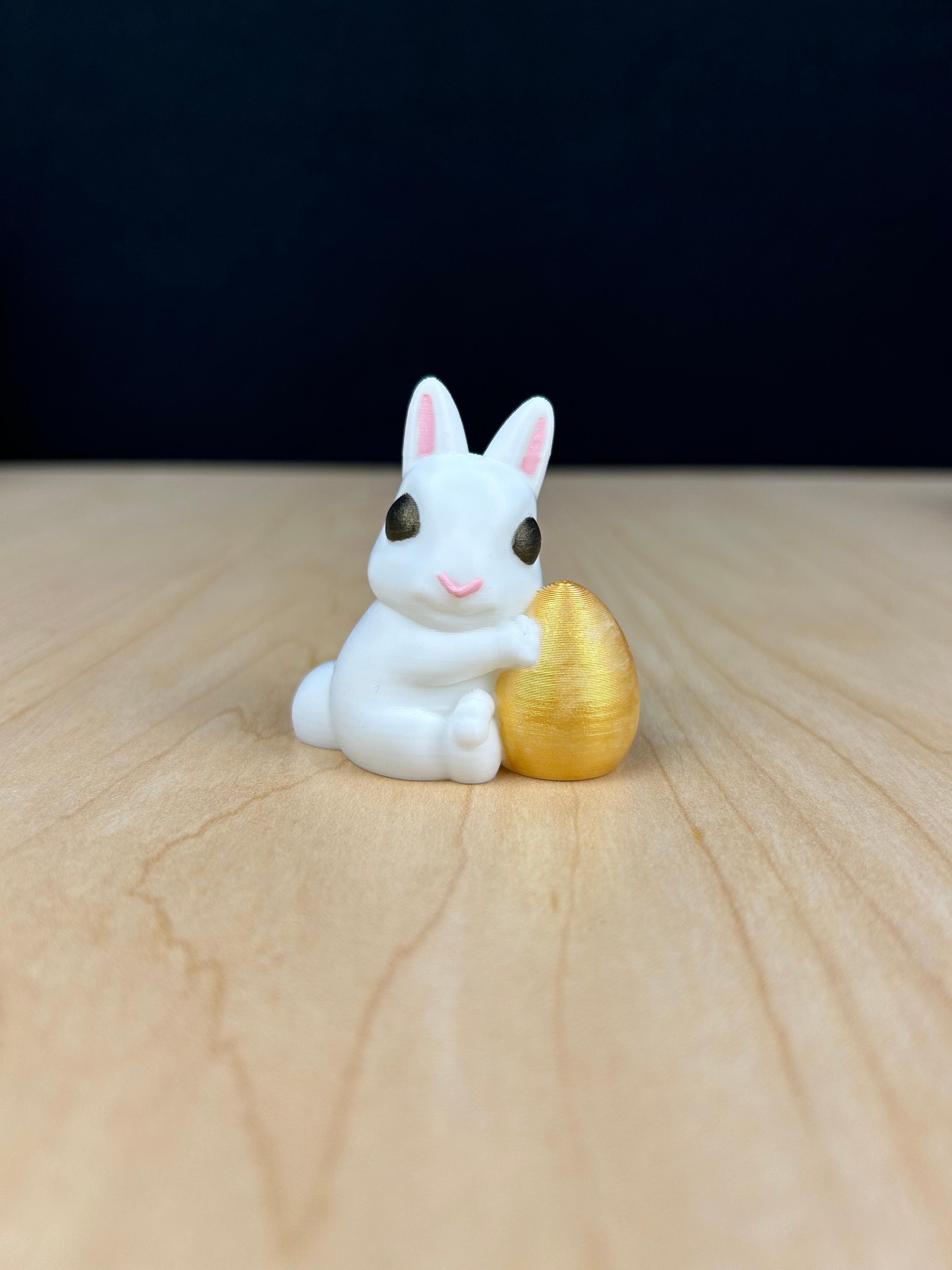 Bunny with Egg 3d model