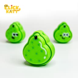 Pear - Clicker Fidget Toy Keychain 3d model