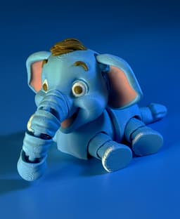 Articulated Elephant Toy 3d model