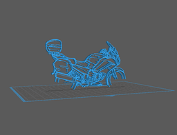 Yamaha - FRJ 1300 Wall Art 3d model