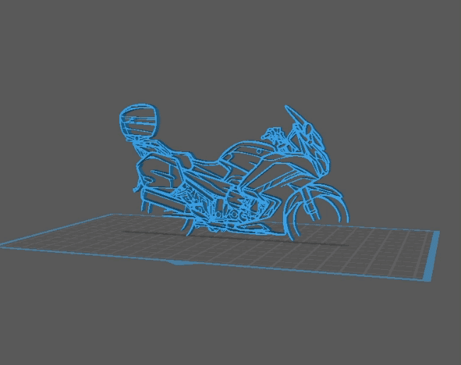 Yamaha - FRJ 1300 Wall Art 3d model