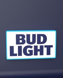 Bud Light - LED Strip compatible 3d model