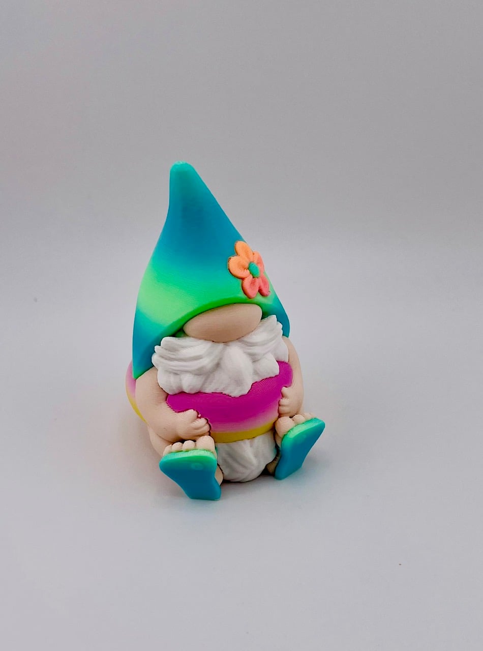 Beach Vibe Gnome -Floaty 3d model
