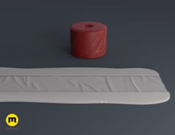 Texture Rollers Leather middle #16 3d model
