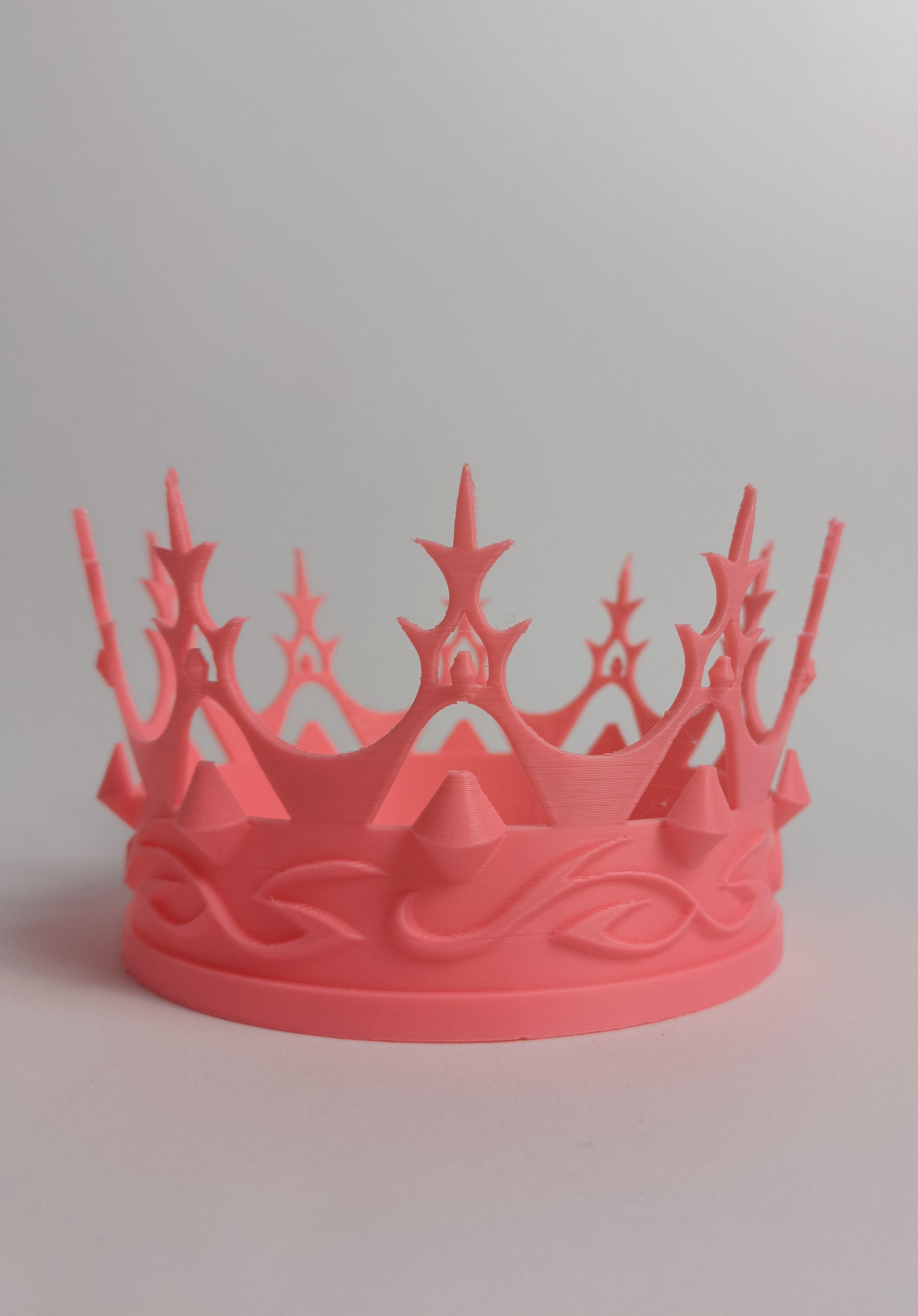 Girly Birthday Crown 3d model