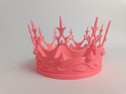 Girly Birthday Crown 3d model