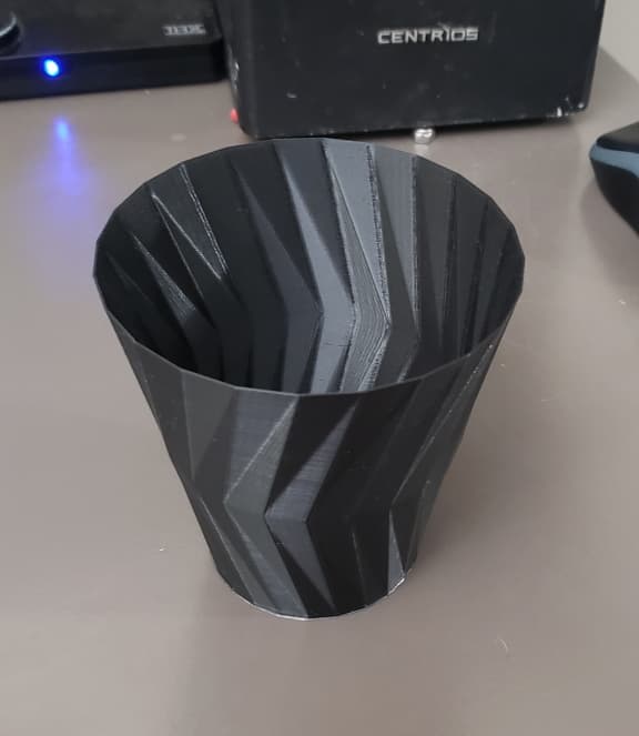 Chevron Cup or Vase 3d model