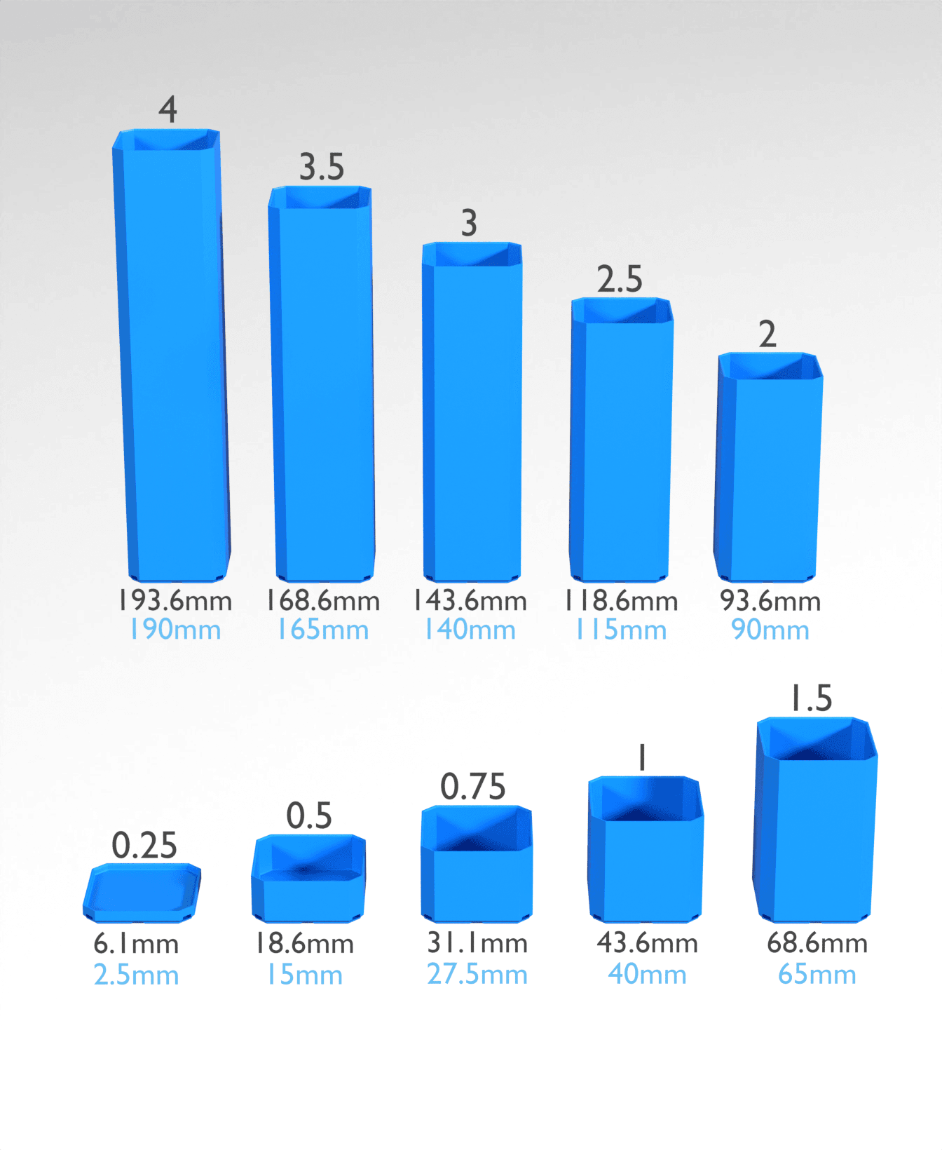 3x3 CU - Micro Multibin Shell 3d model
