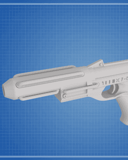 Pre-Mor Corpo Blaster - Star Wars 3d model