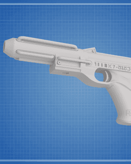 Pre-Mor Corpo Blaster - Star Wars 3d model