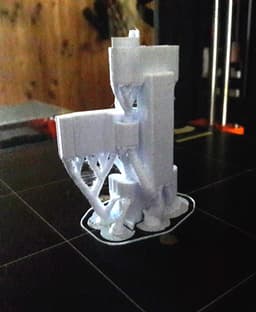 Hook part for Givi Flow top box 3d model