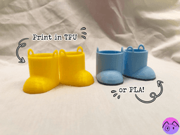 Lil Puddle Jumpers - Rain Boots (20cm) 3d model