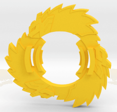 BEYBLADE PIERCE HEDGEHOG | COMPLETE | ANIME SERIES 3d model