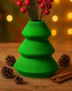 Christmas Tree Vase 3d model