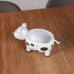 Cute Cow Decorative Desktop Organizer Storage 3d model