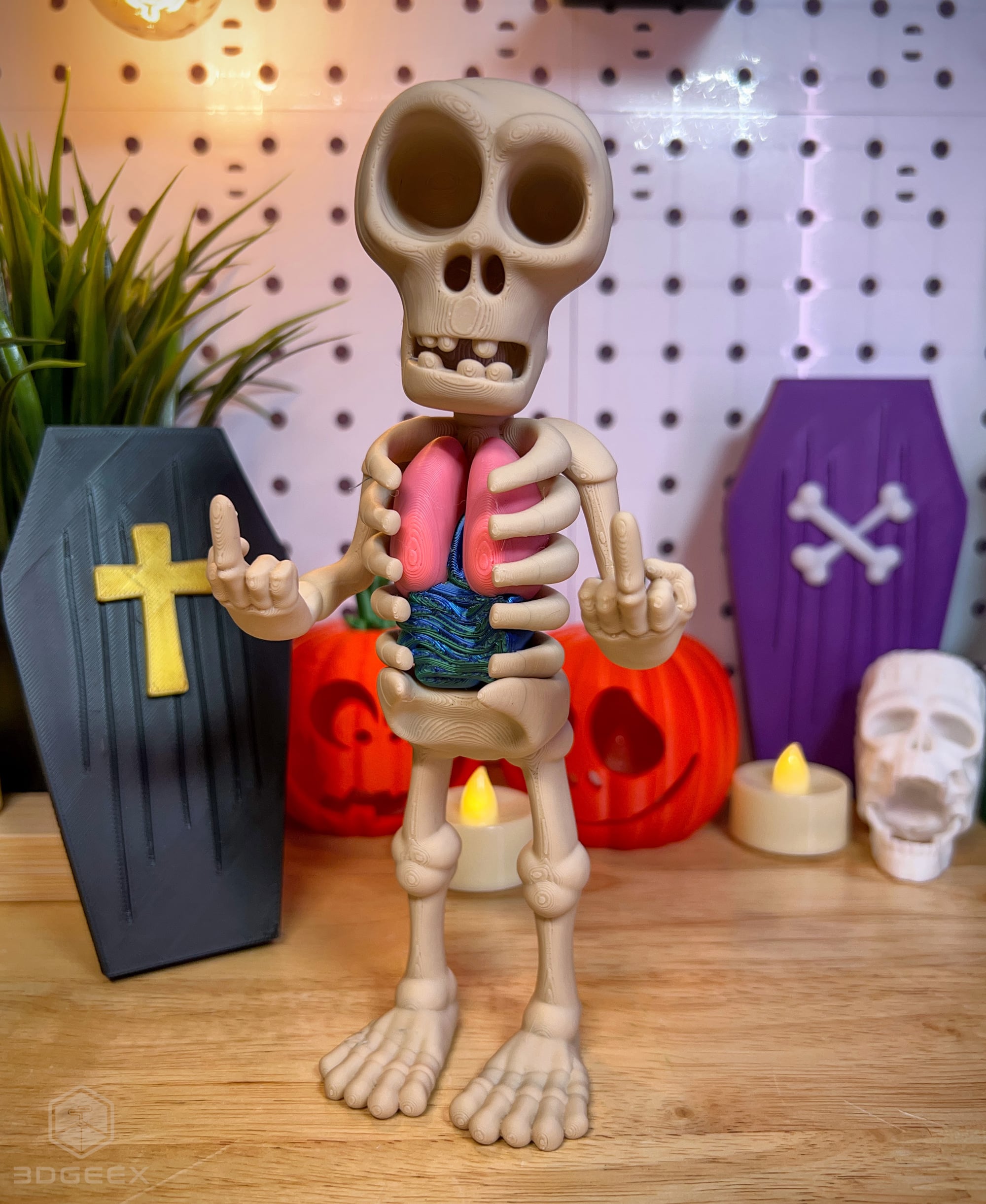 Middle Finger Skeleton 3d model