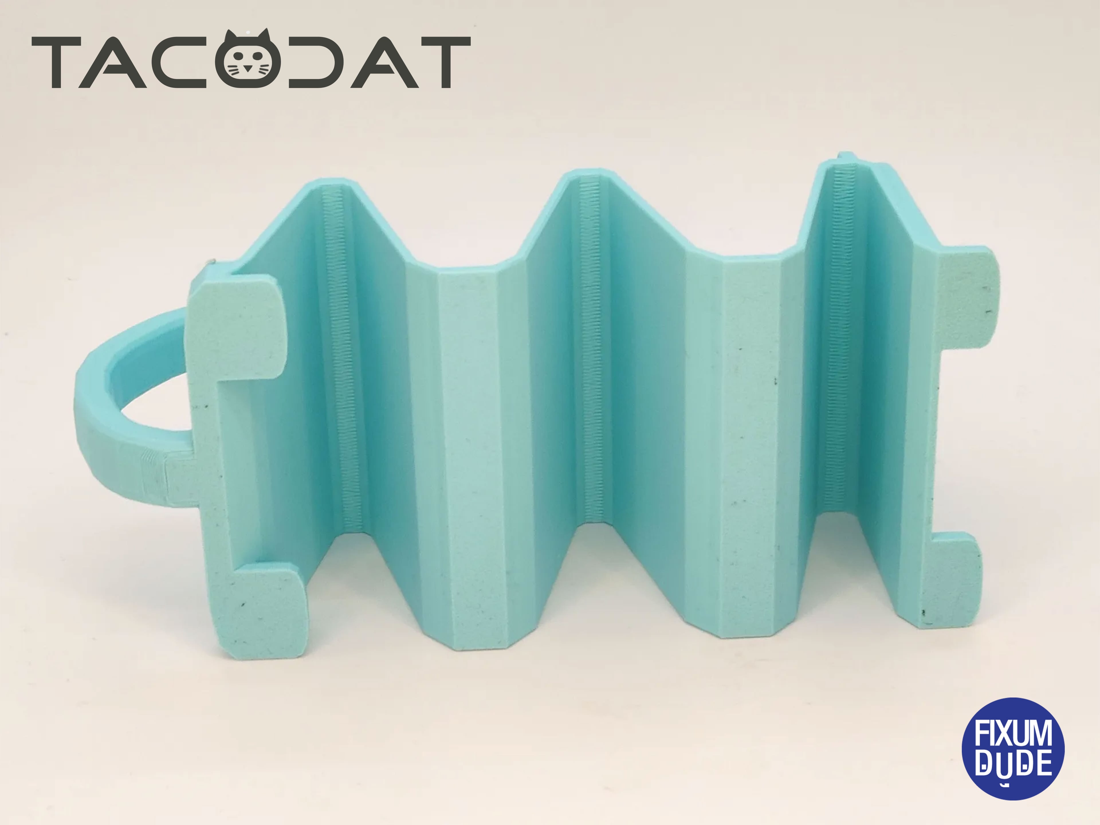 Taco Cat taco holder with handle 3d model