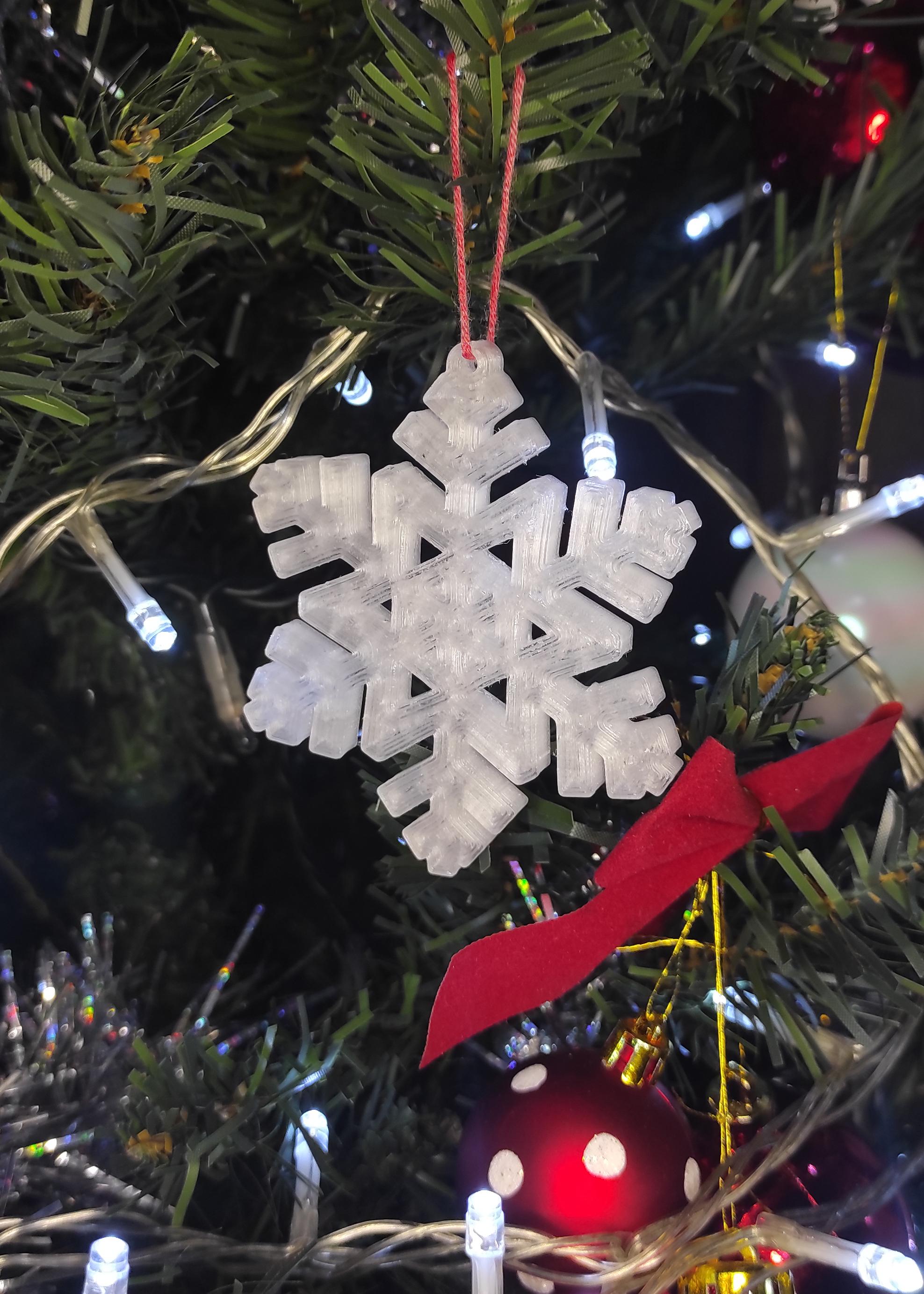 Snowflake Ornament 2 3d model