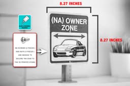 Definitive NA Miata MX5 Signage With Stand Decor 3d model