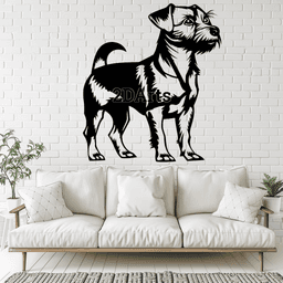 Jack Russell Terrier 2D Wall Art/Window Art - Digital STL & SVG File for 3D Printing or Laser Cuttin 3d model