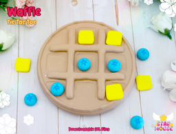 Chocolate Crocodile Flexi, & Waffle Tic Tac Toe 3d model