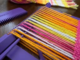 Pocket Loom Weaving Kit 4"x4" 8-dent 3d model