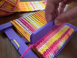 Pocket Loom Weaving Kit 4"x4" 8-dent 3d model