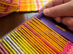 Pocket Loom Weaving Kit 4"x4" 8-dent 3d model