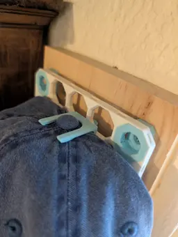 Multiboard Click Hook Cap Hanger 3d model