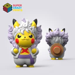Luffy Gear 5 Pikachu 3d model