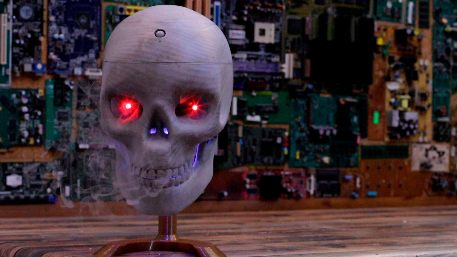 Halloween Skull Robotic 3d model