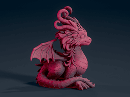 Cute Dragon 2 3d model
