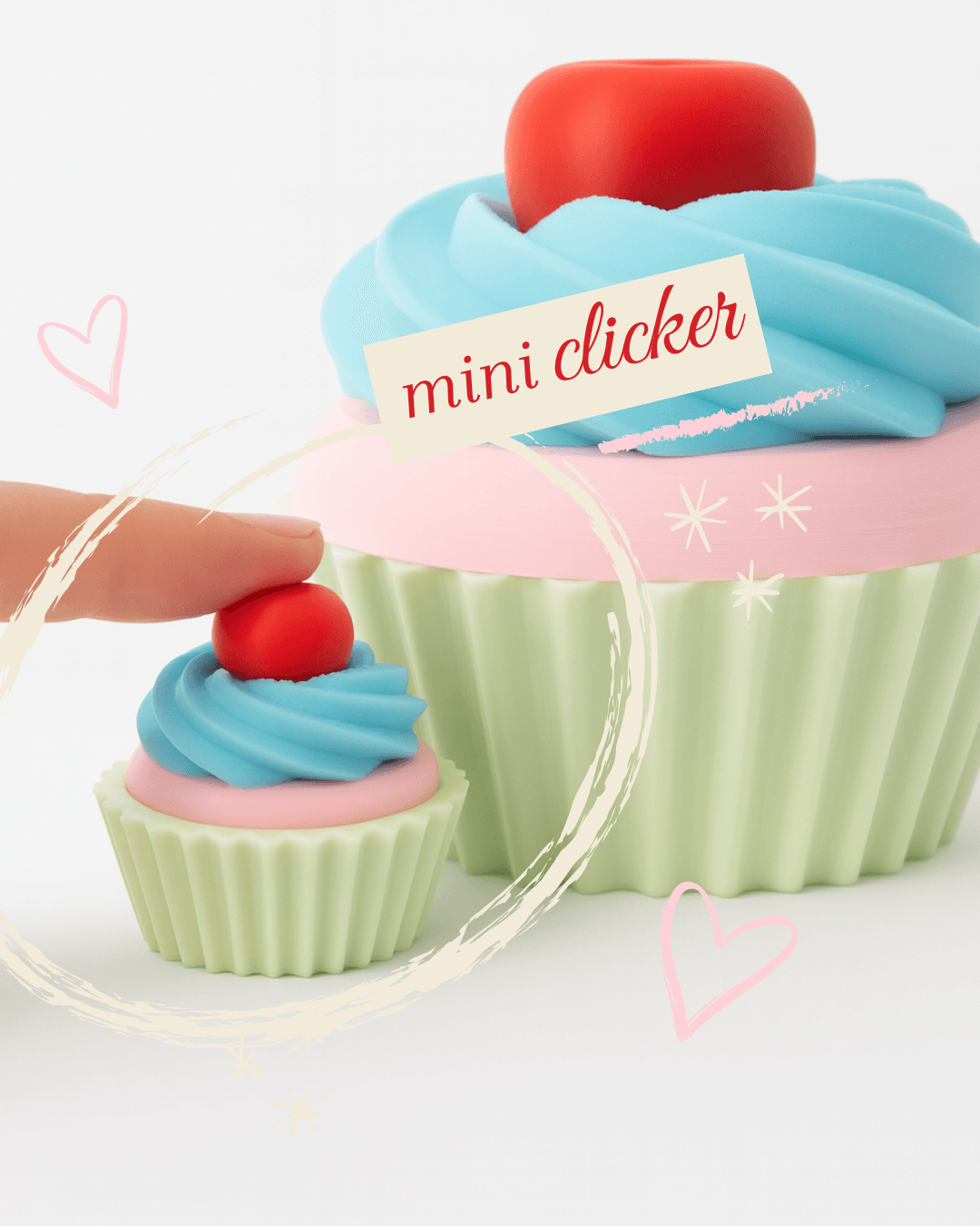 Mini Cupcake Clicker 3d model