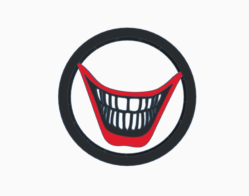 Joker wall ornament 3d model