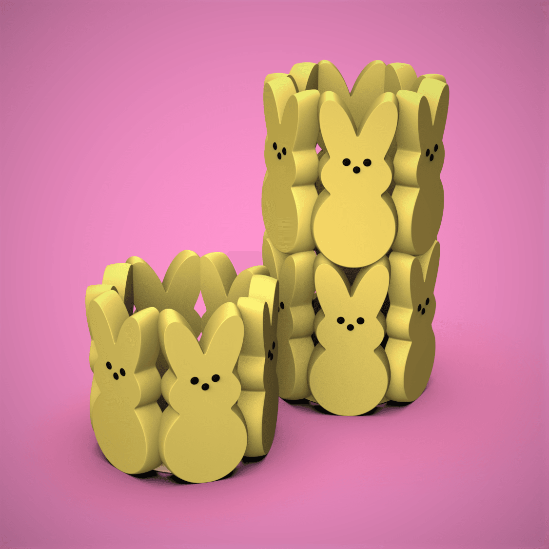 Peep Bunny -"Thang Holder" 3d model