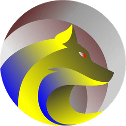 Dog Fridge Magnet - Wolf