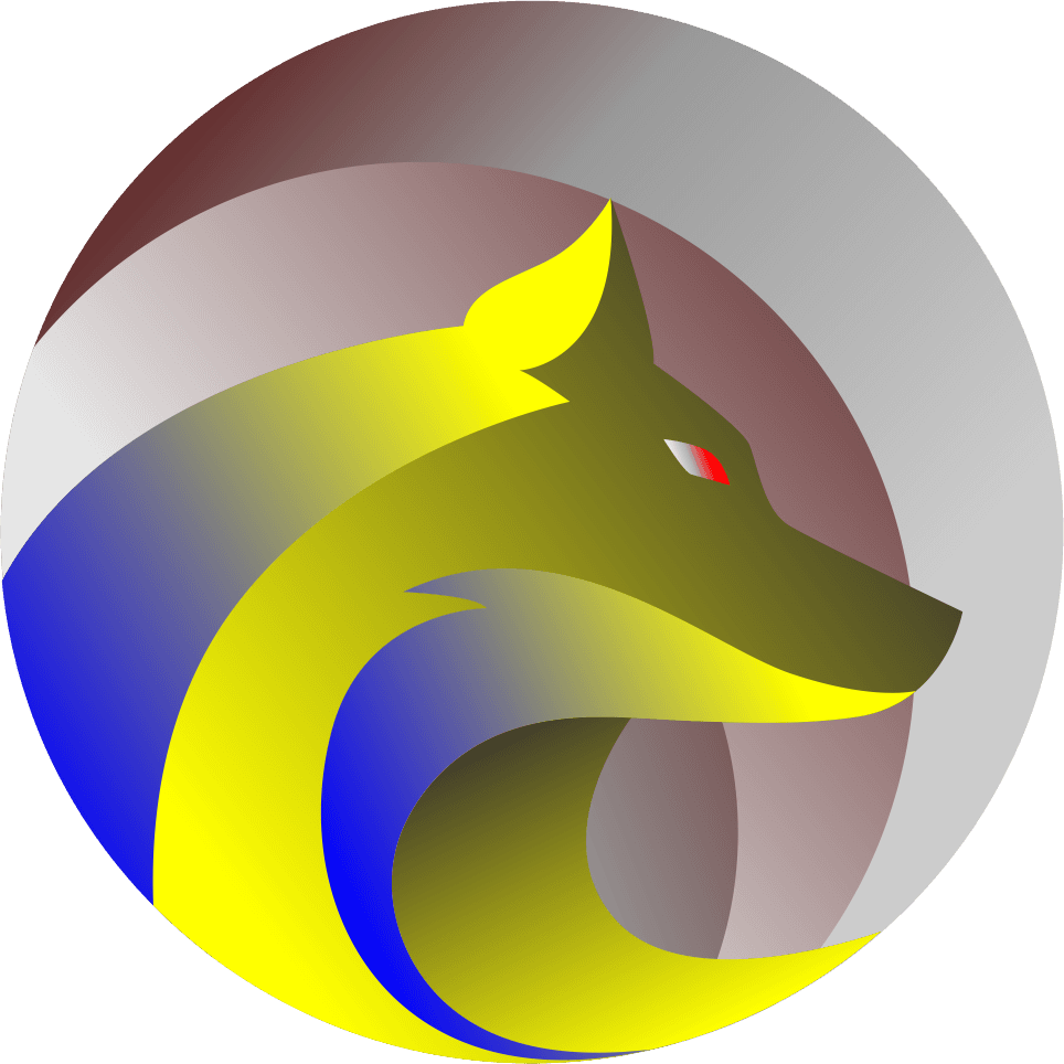 Dog Fridge Magnet - Wolf - 3d model
