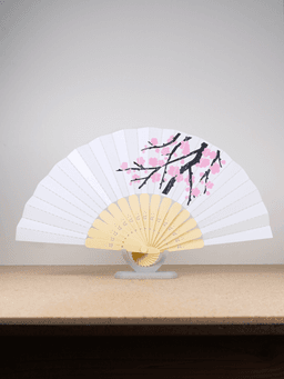 Folding Cherry Blossom Fan (Large) 3d model