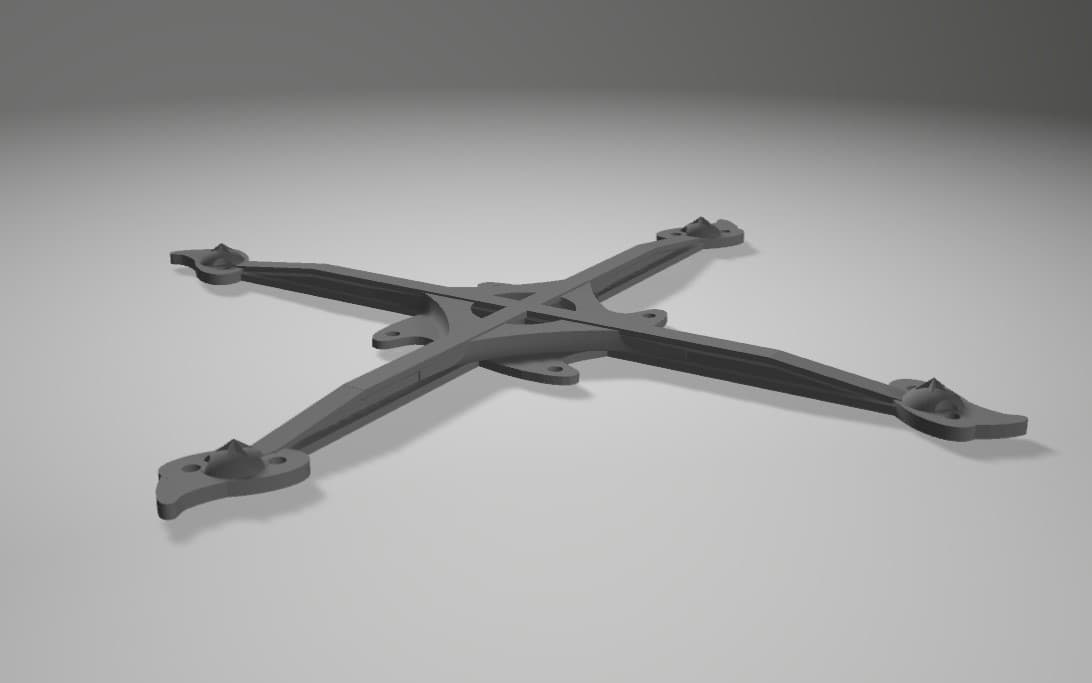 Re115 - Rapidevolution 115mm (3") Printpick FPV Frame 3d model