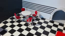 Kitchen diorama furniture accessories 3d model