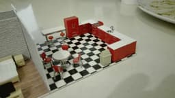 Kitchen diorama furniture accessories 3d model