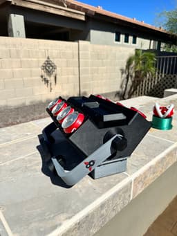 V8 ENGINE CAN COOLER **NOW WITH 8 CYL** EASY TO PRINT AND USE 3d model
