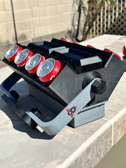 V8 ENGINE CAN COOLER **NOW WITH 8 CYL** EASY TO PRINT AND USE 3d model