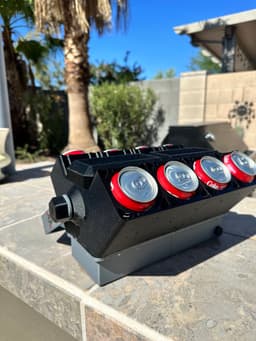 V8 ENGINE CAN COOLER **NOW WITH 8 CYL** EASY TO PRINT AND USE 3d model